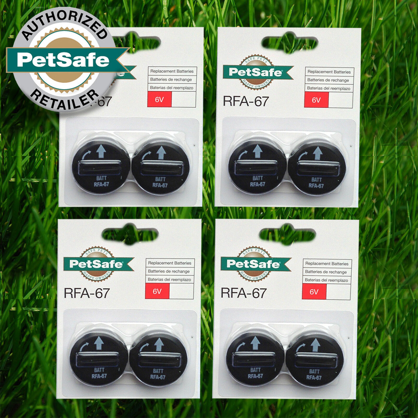 PetSafe RFA-67D 6V Batteries For Fence Collar Receiver PIF-275-19 and PUL-275