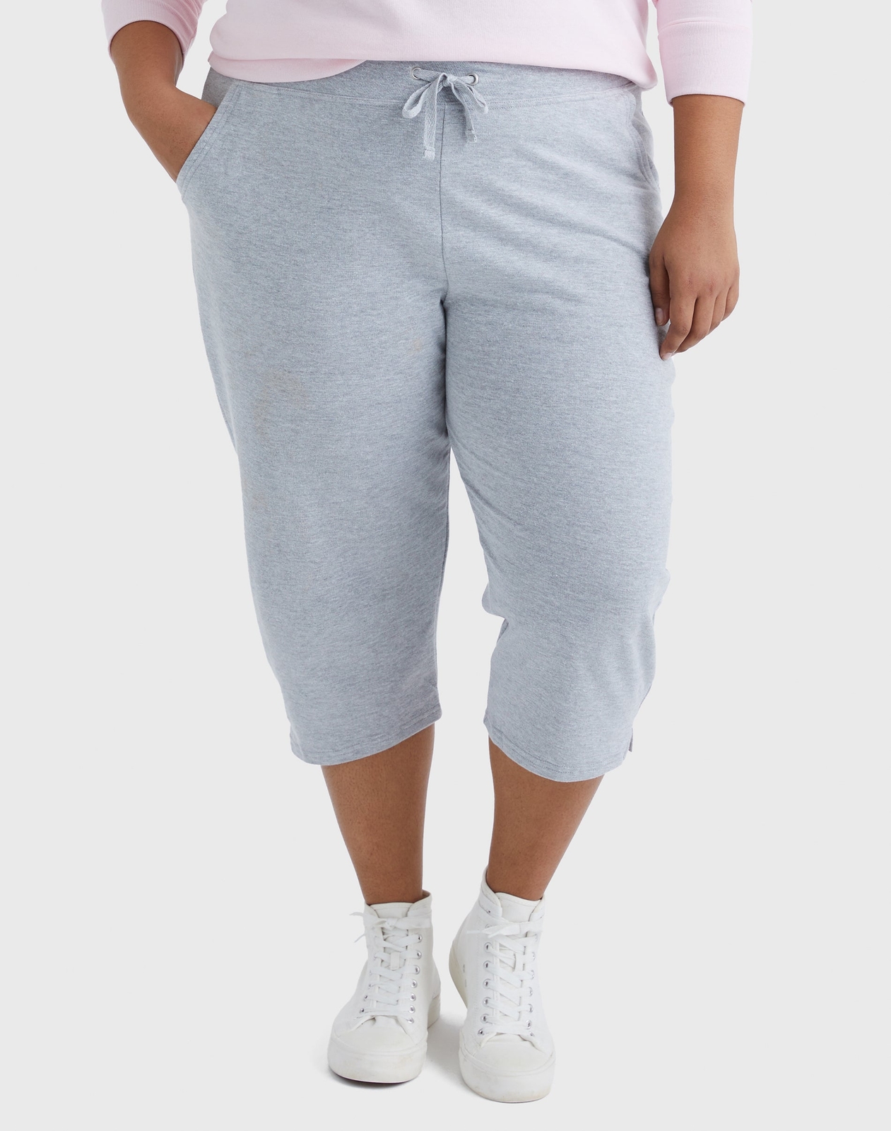 Just My Size Capri French Terry Womens Plus Your Choice 4 Colors & sz 1x to 5x