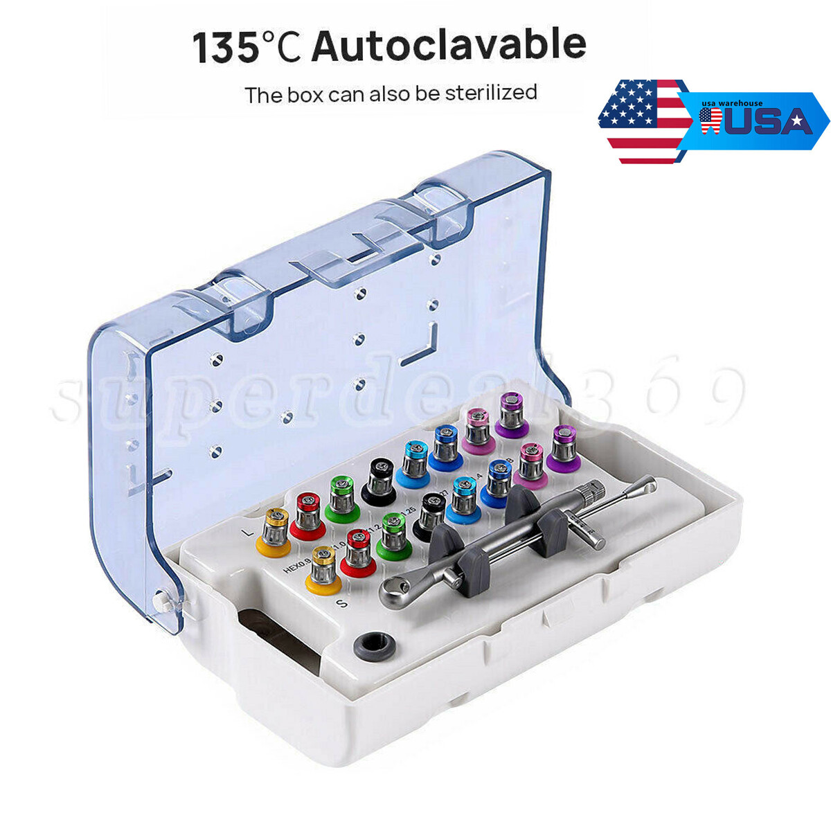 Dental Universal Implant Prosthetic Kit Torque Wrench Screw Drivers Remover st