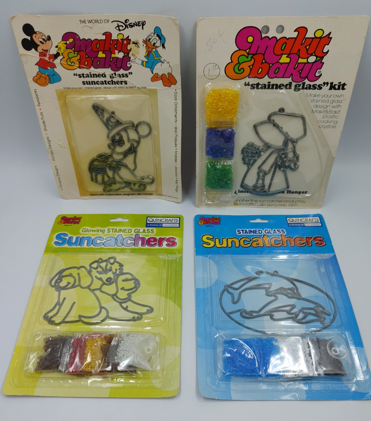 Vintage Makit & Bakit Oven & Suncatcher Assortment Lot Working With Box