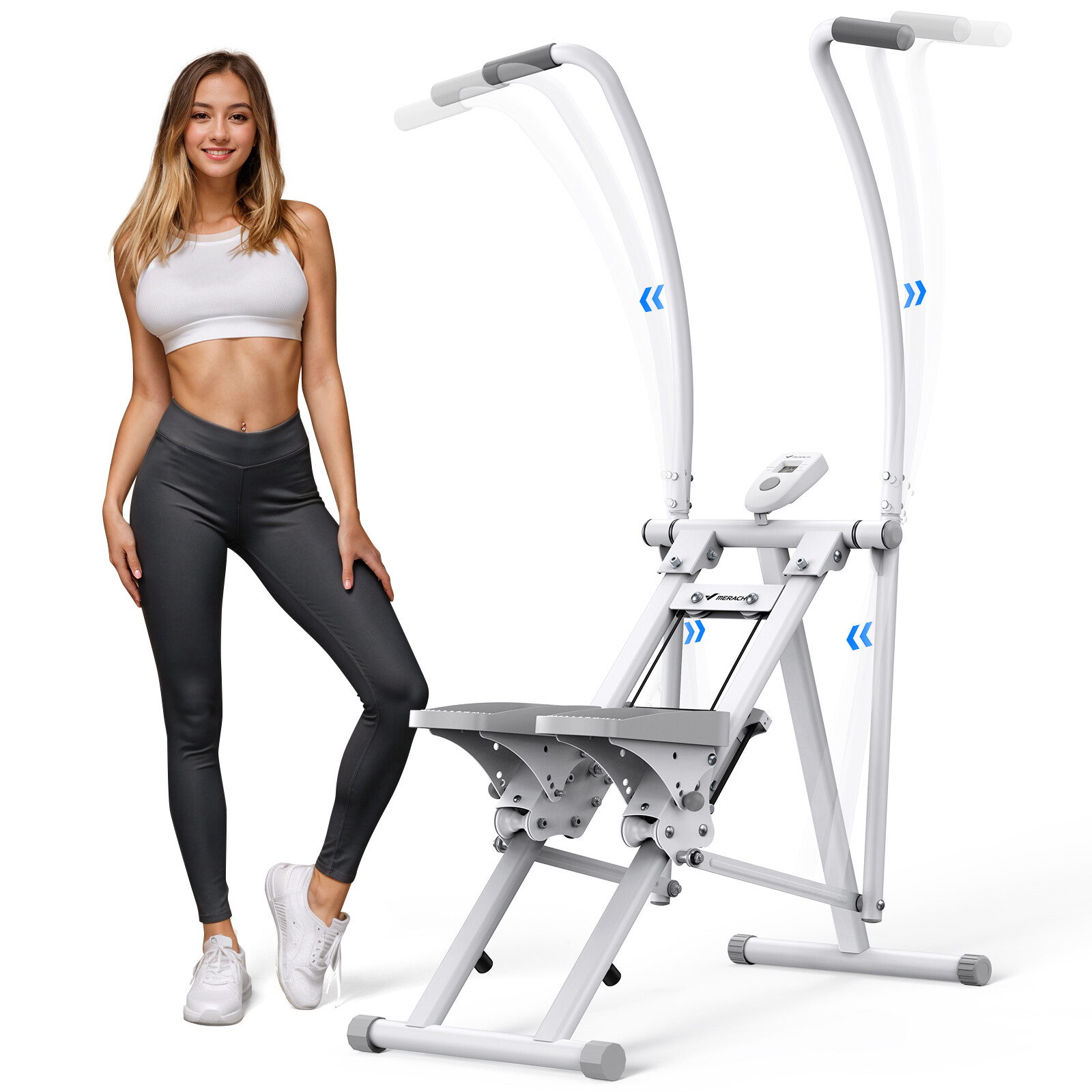 MERACH Stair Stepper Exercise Vertical Climber Machine for Fullbody Home Gym