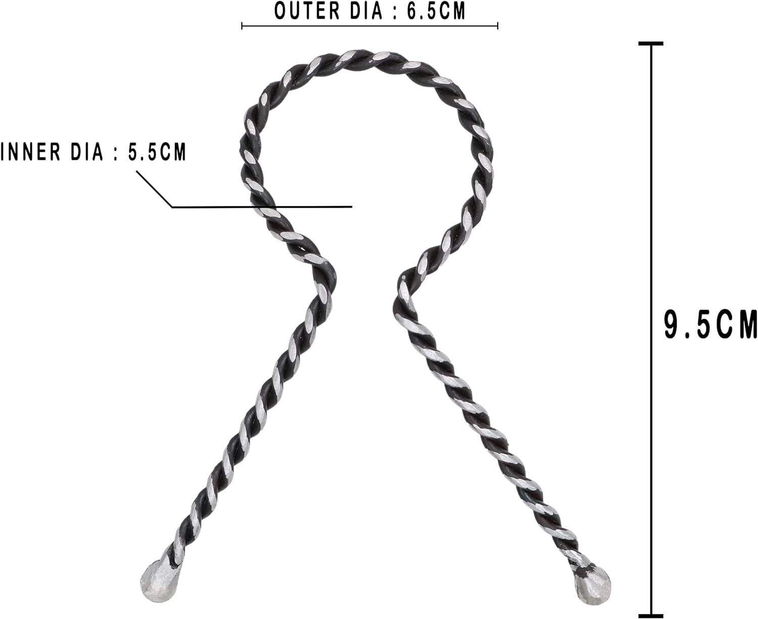 Iron Horn Rack Medieval Twisted Hand Forged Viking Drinking Ale Mead Stand Black