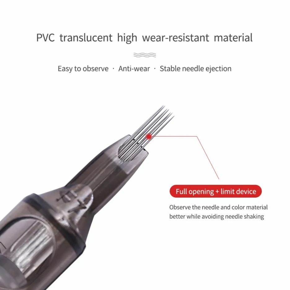 20PCS Spark Tattoo Disposable Cartridge Needles Round Liner Shader RL,RS,RM,M1