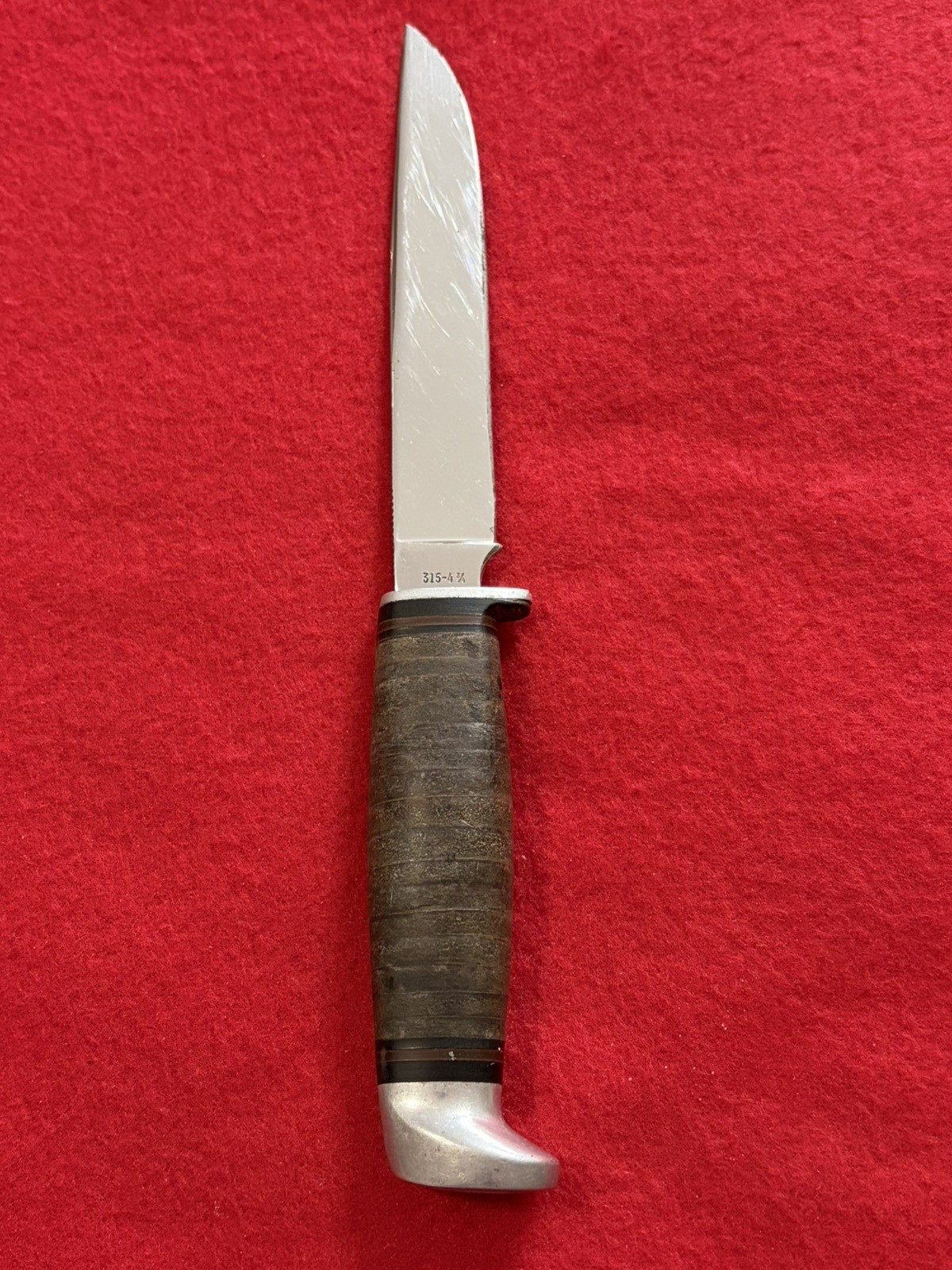 Vintage 1965-80 Casexx 315-4 3/4 USA Hunting Knife W/Original Casexx Sheath