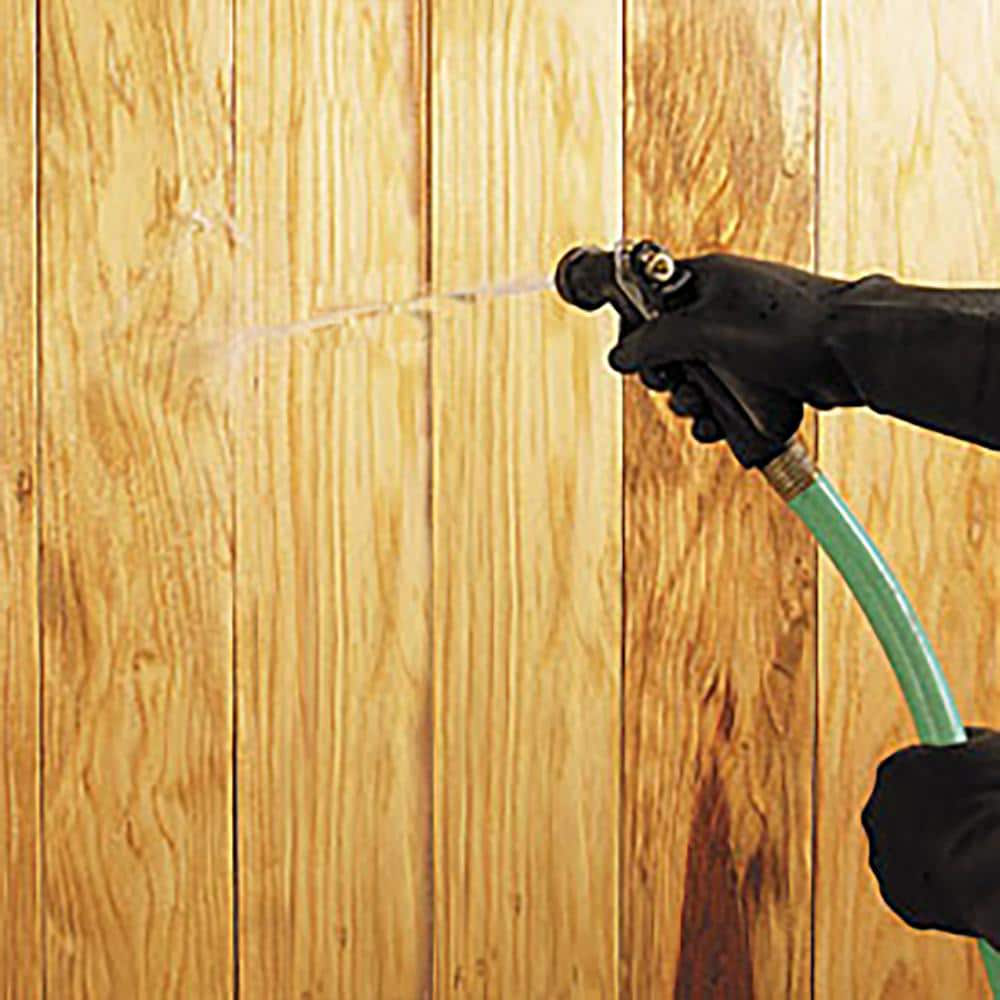 1 & 5 gal. #PFC-25 Dark Walnut Solid Color House and Fence Exterior Wood Stain