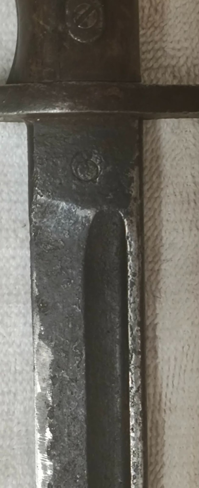 WWII Type 30 46th Series Japanese Bayonet. 15 1/2 Blade