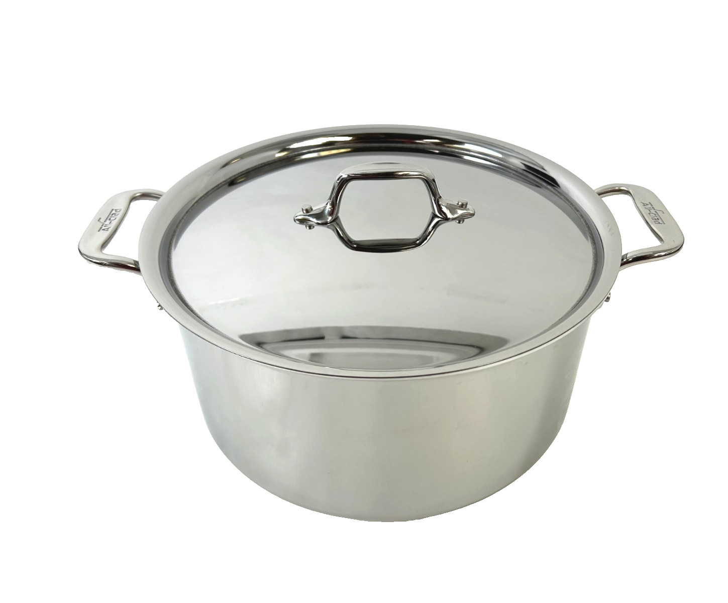 All-Clad 4508 D3 18/10 Stainless 3-ply Bonded Cookware, 8 Qt Stockpot with Lid