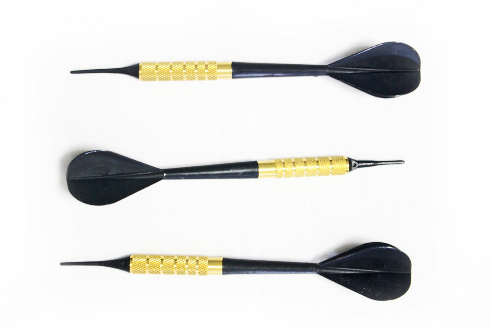 Arachnid Commercial Plastic Soft Tip Dart Set for Electronic Dartboards