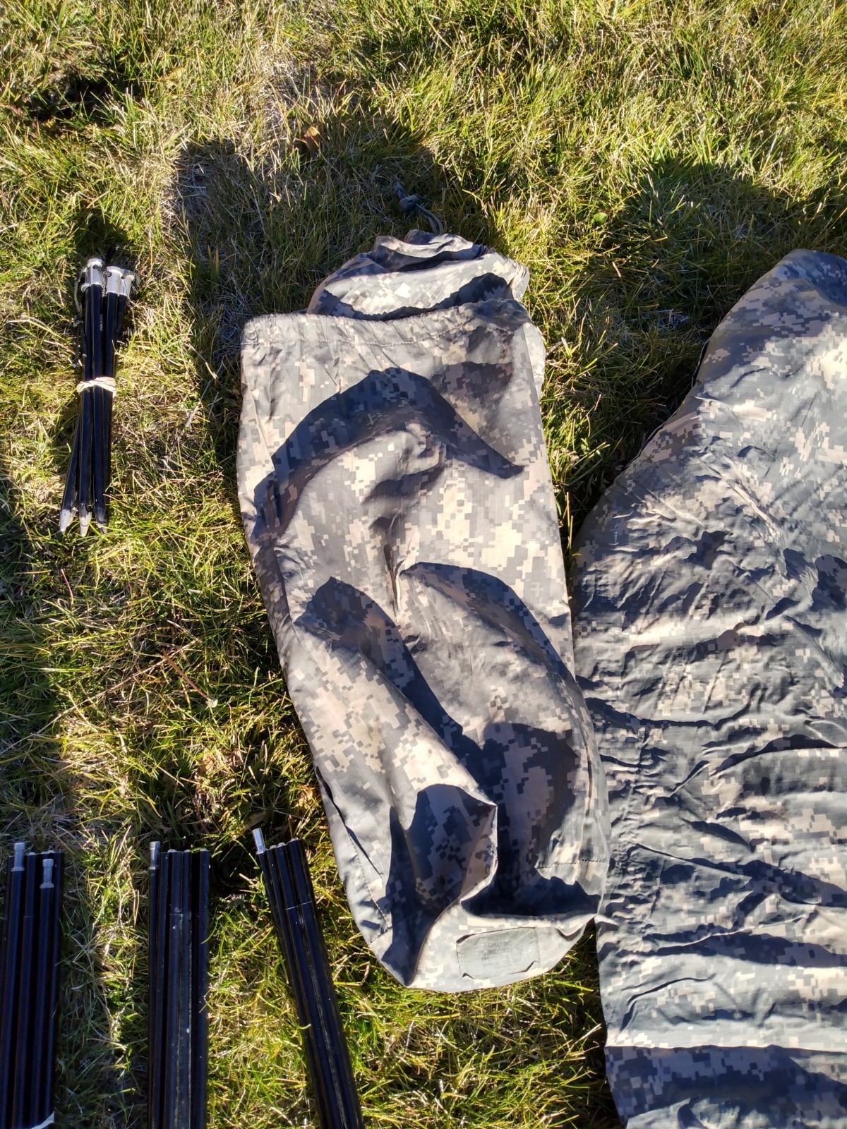 USGI Improved Combat Shelter ICS ORC ACU 1-Person Tent Used