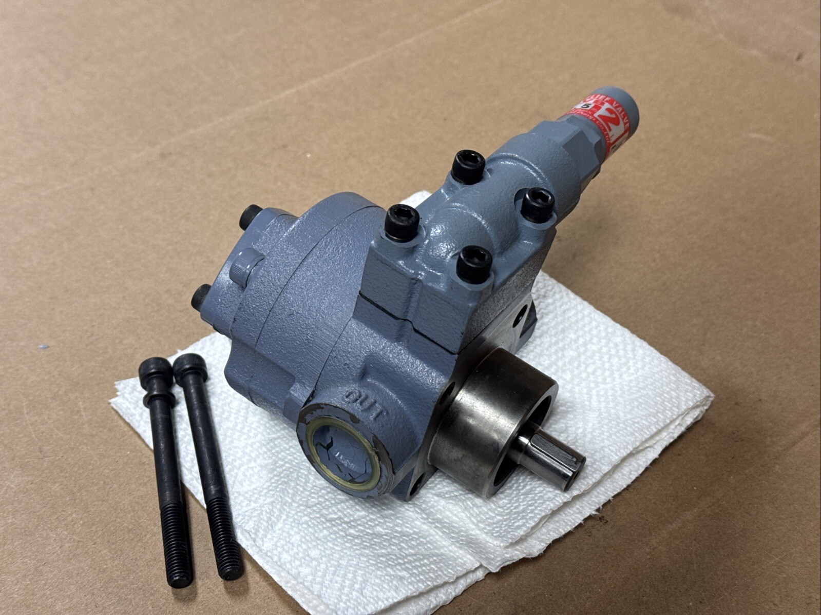 NEW Nippon TOP-210HBM Trochoid Oil Pump 2VB 2L Relief WARRANTY FAST SHIPPING