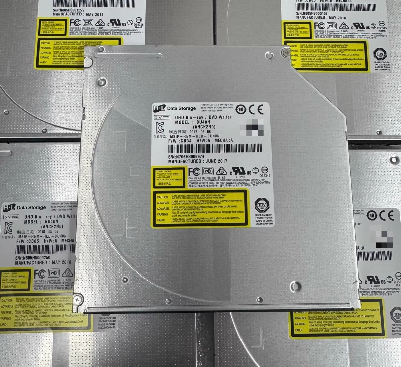 BU40N 9.5mm SATA Blu-ray DVD Writer - 4K Playback, for Laptop PC Internal Drive