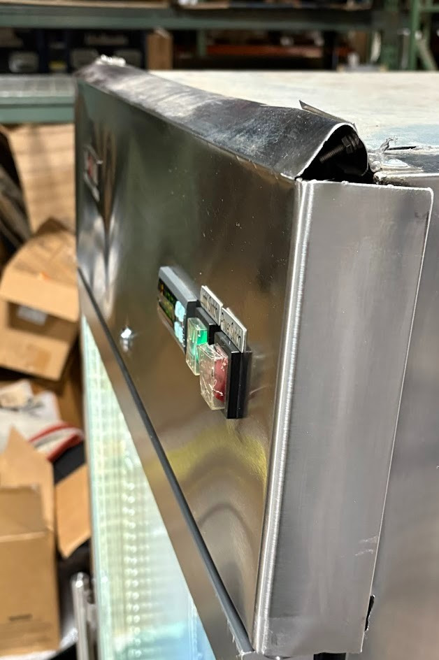 U-STAR USFZ-1D-G 29" Stainless Steel One Section Glass Door Reach-In Freezer