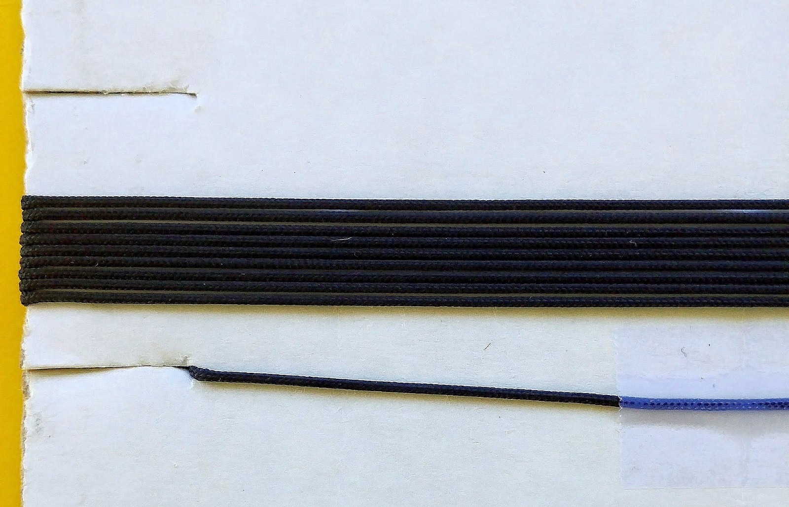 12-ft Braided Dial Cord String for Vintage Tube Radio Tuner 0.040" (1.0mm) Black