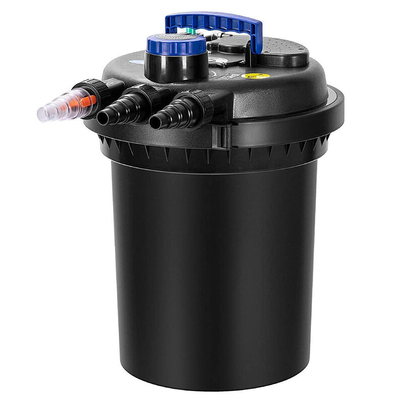 Pond Pressure Bio Filter with 13W UV Light for Koi Ponds 1000/1600/2100/2600 Gal