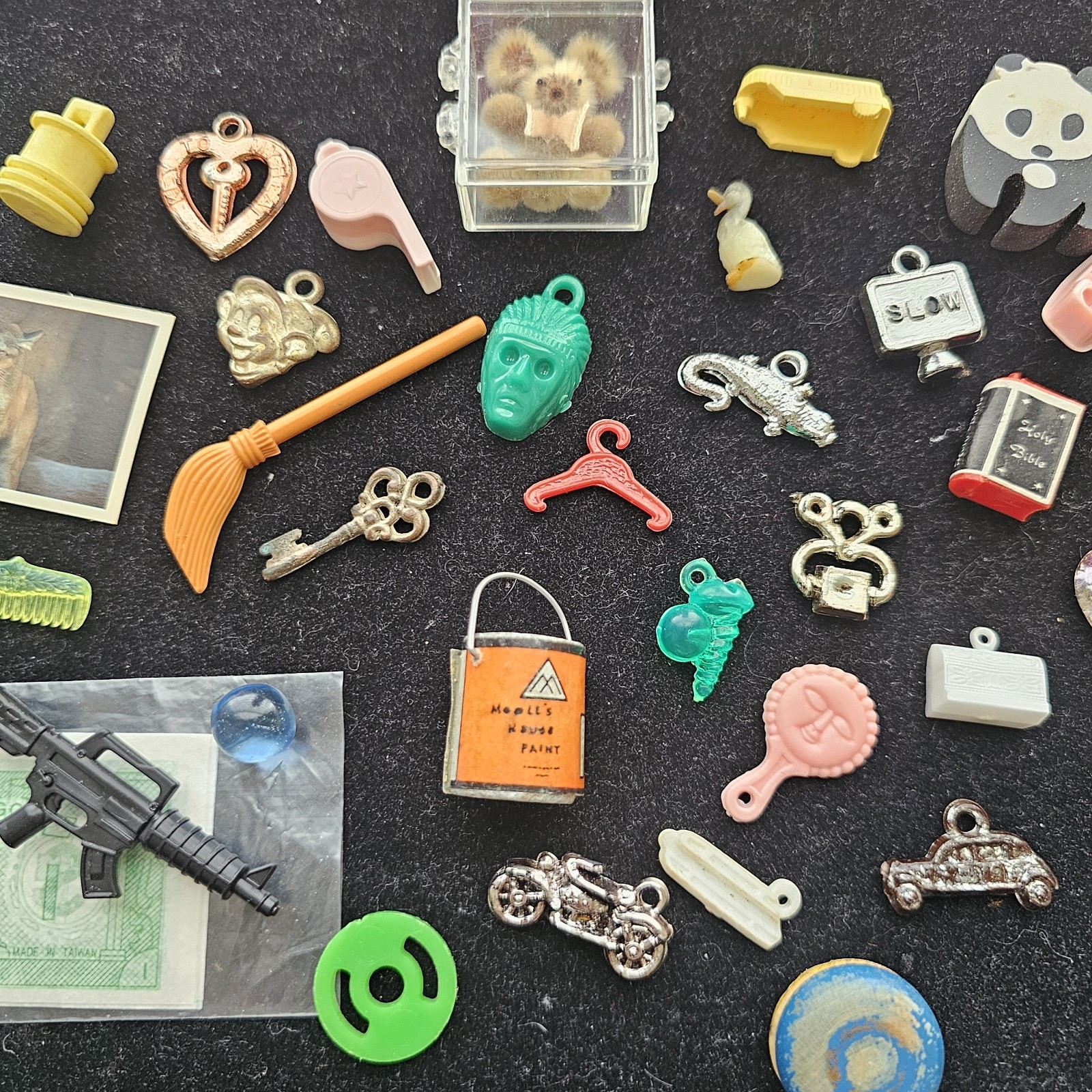 Cracker Jack & Gumball Charms Lot Vtg To Now-40+Pieces