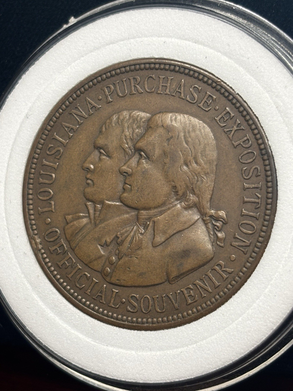 1904 So Called Dollar - Louisiana Purchase Expo St. Louis HK 303 Dark Bronze UNC