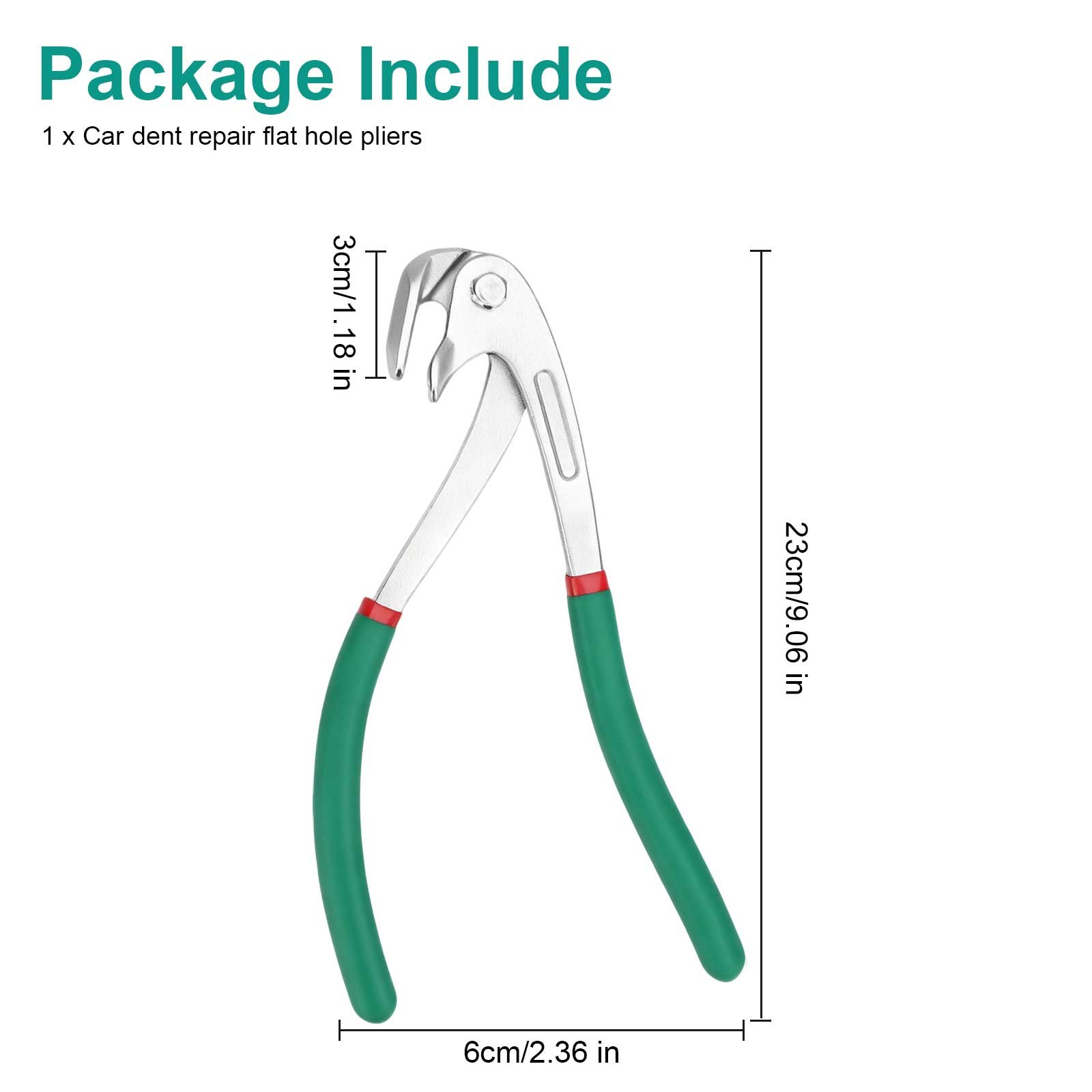 Paintless Dent Repair Pliers Car Door Fender Edge Repair Tool Metal Panel Crimp