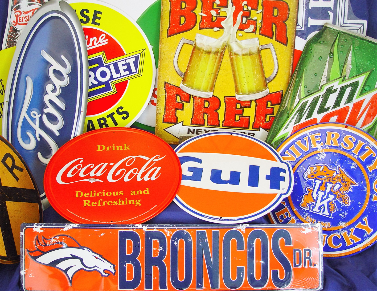 Texaco Gasoline Oil Wings Logo 23" Large Metal Tin Sign Garage Man Cave Gas New