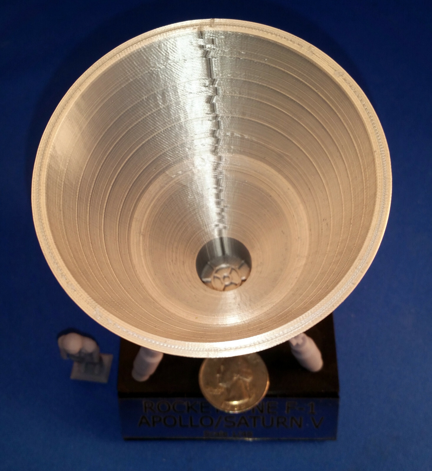 Apollo 11 Saturn V F1 Rocket Engine Model, 1/48 Scale