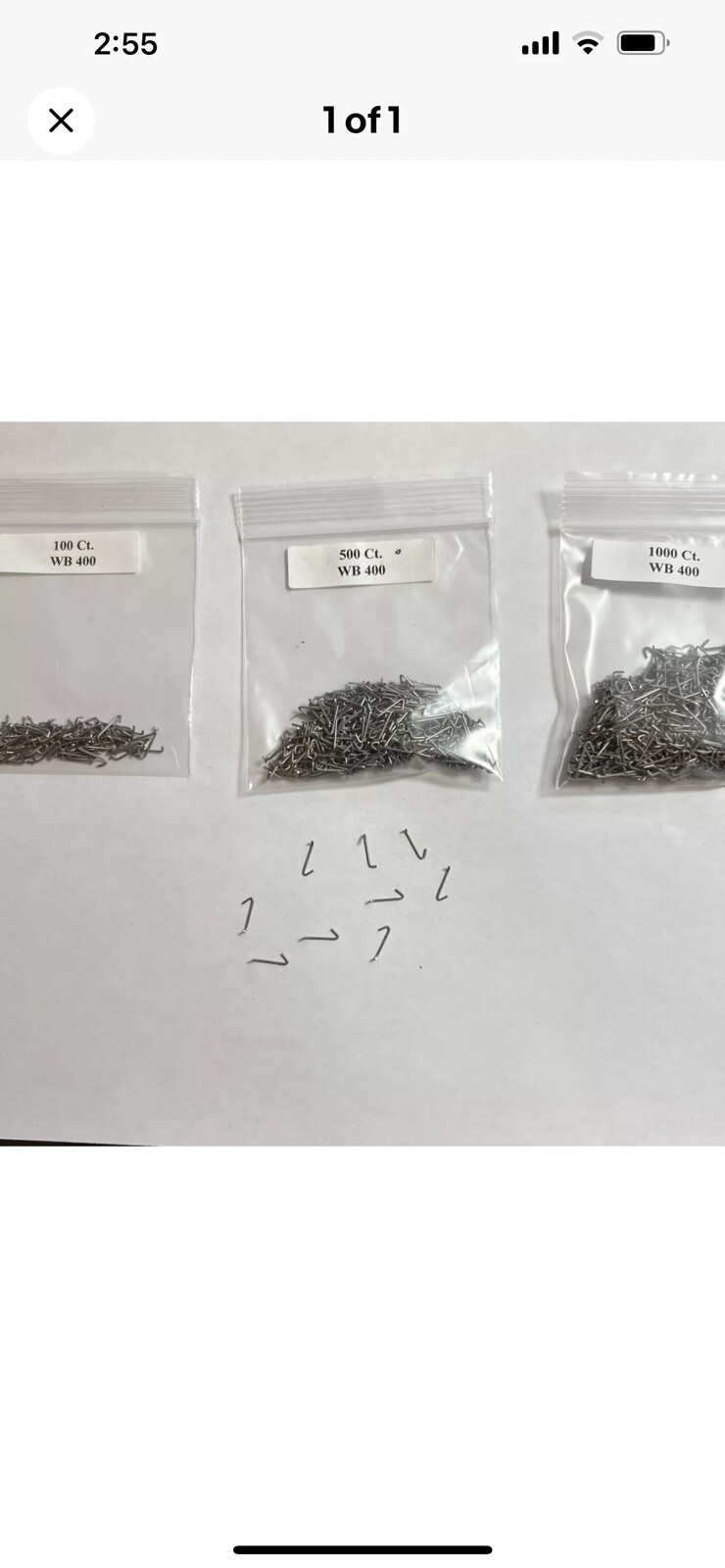 WB 400 Wire Keeper   100 Ct.