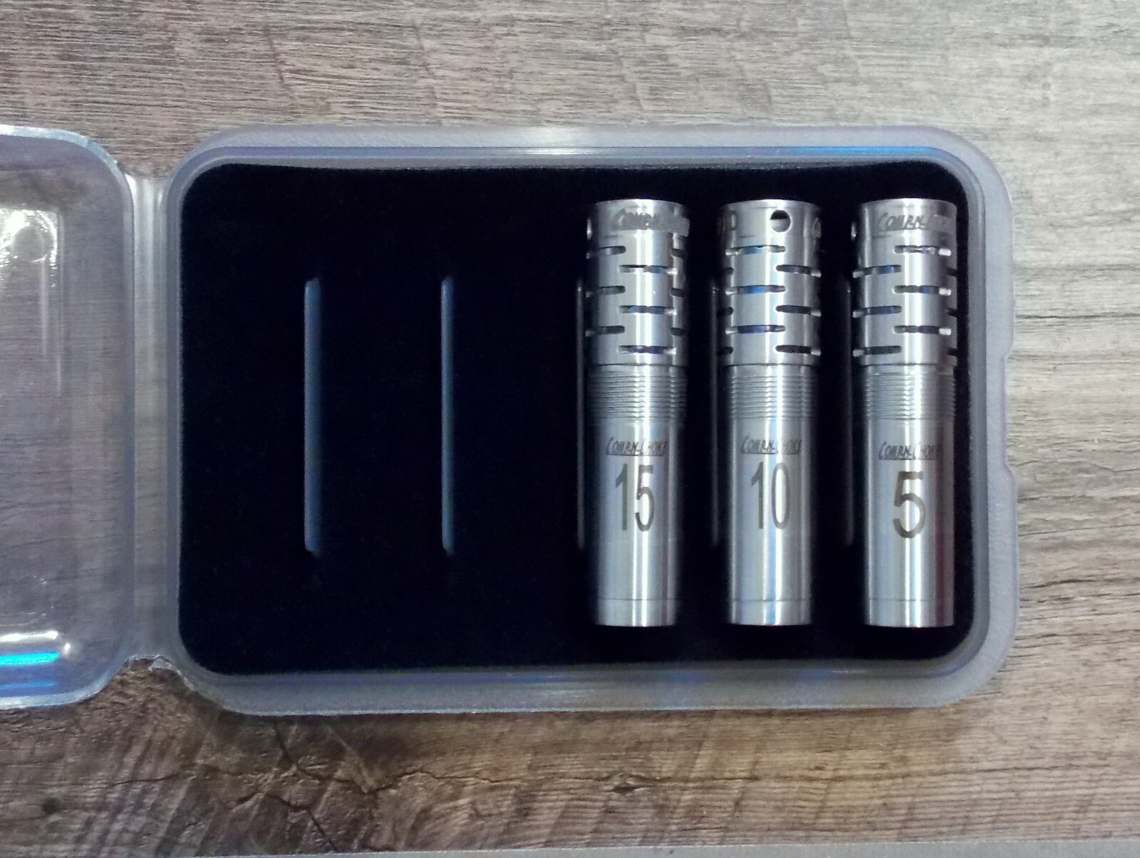 SET OF 3 COMP-N-CHOKE PORTED BERETTA MOBIL CHOKE TUBES WITH CASE SPORTING CLAYS