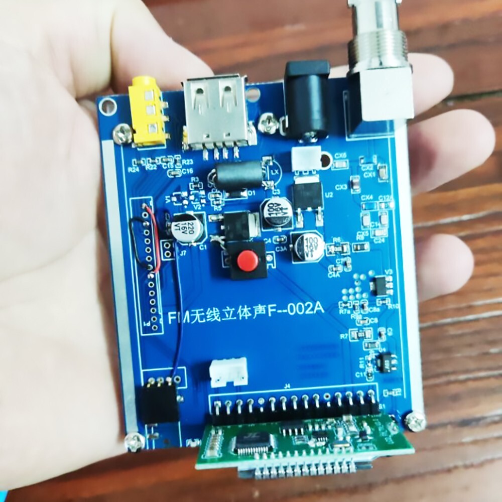 0.5W FM Transmitter PLL Stereo 85-108MHz Digital Radio broadcast Station + power