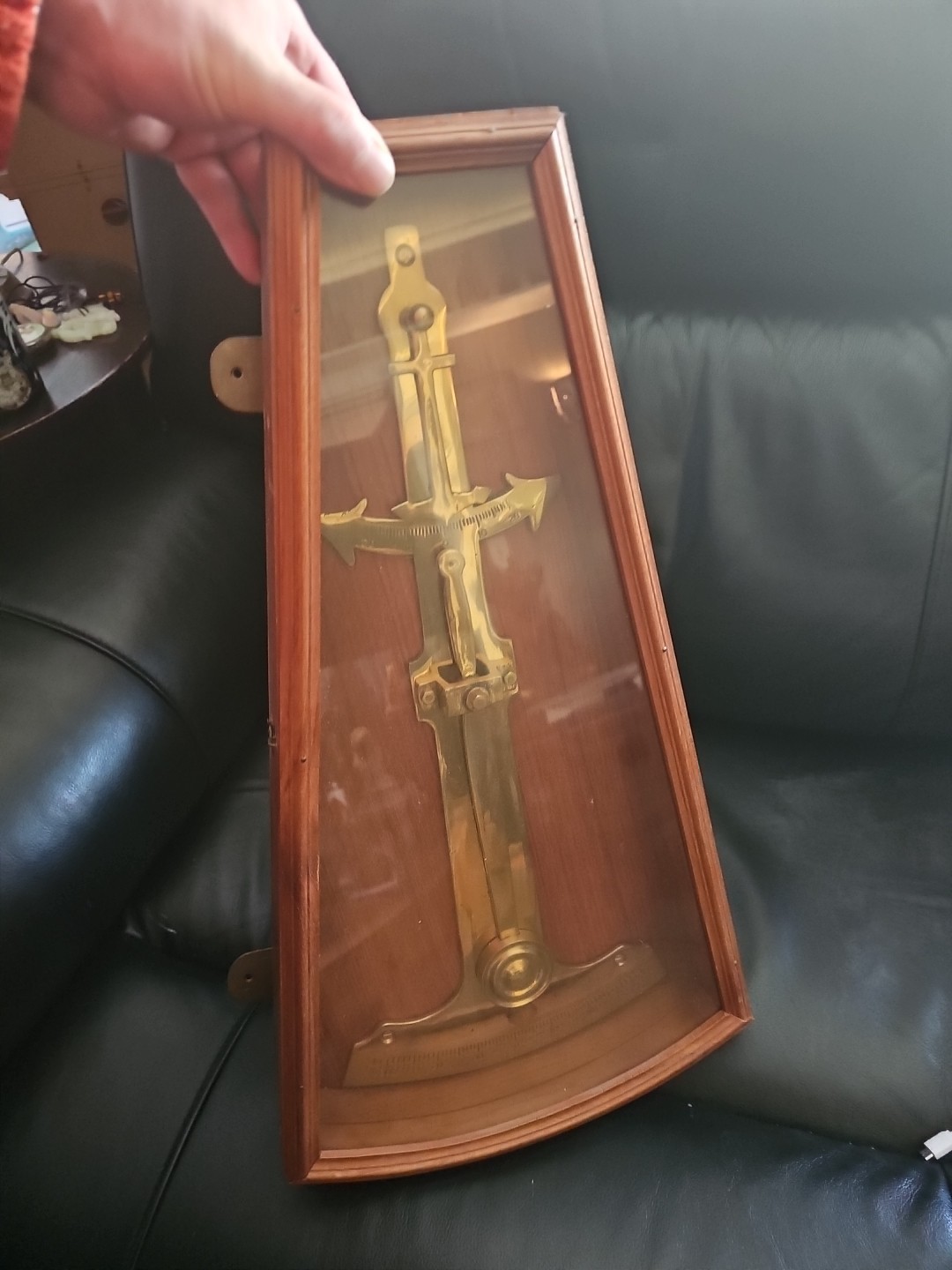 Antique Nautical Whaling Ship Antique Brass Clinometer