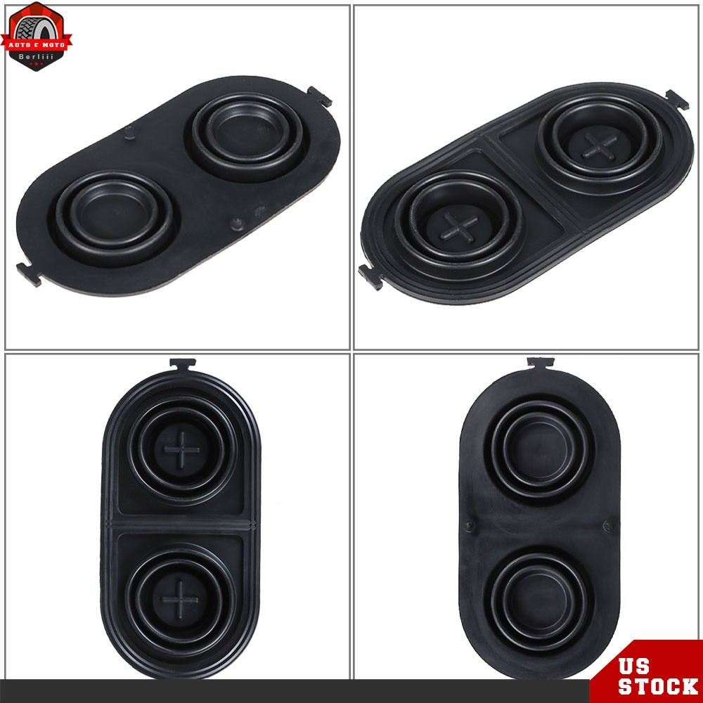 Master Cylinder Cover Chrome with Bails & Gaskets For Chevy Corvette 1967-81 82