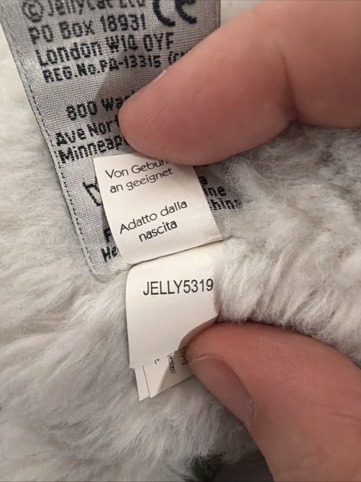 JELLYCAT ~ medium birch bunny AND huge bartholomew bear