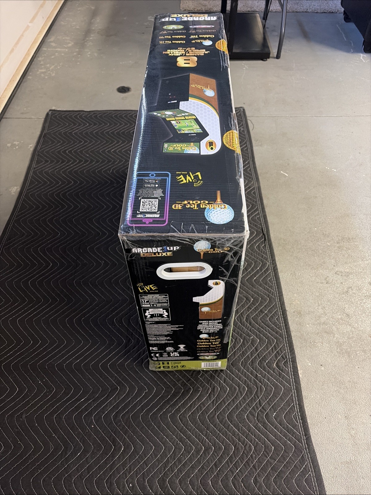 NEW Arcade1up DELUXE - Golden Tee 3D - Golf 35th anniv. edition GOLD SEALED NiCE