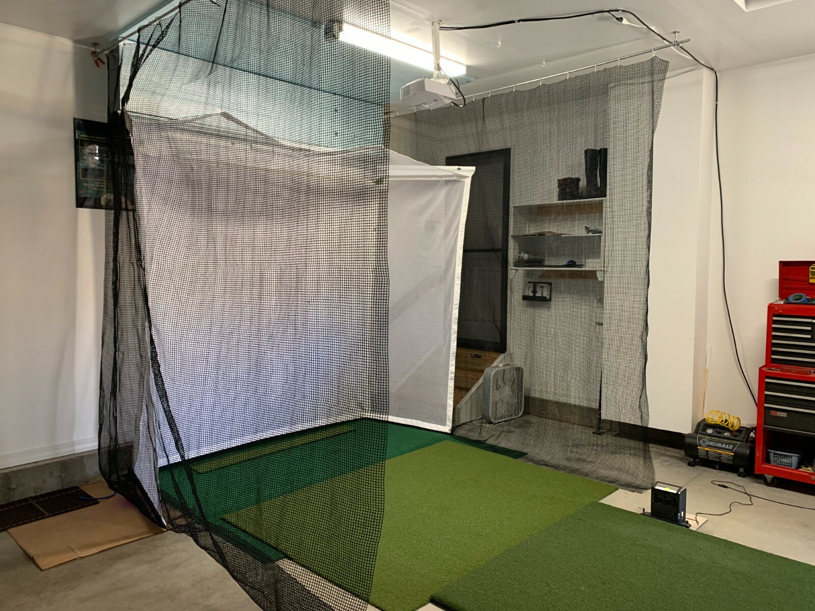 NETTEXX Golf Cage Impact Netting Made in The USA Custom Size Commercial Quality