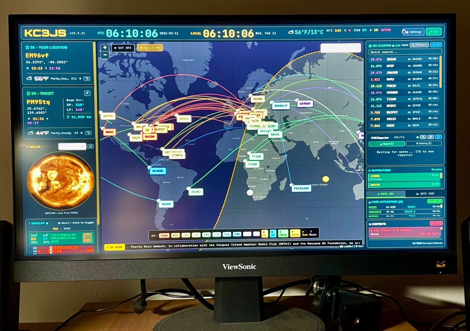 HamClock-Ham Radio World Clock on Pi-3B+ (Now Compatible with new OpenHamClock)