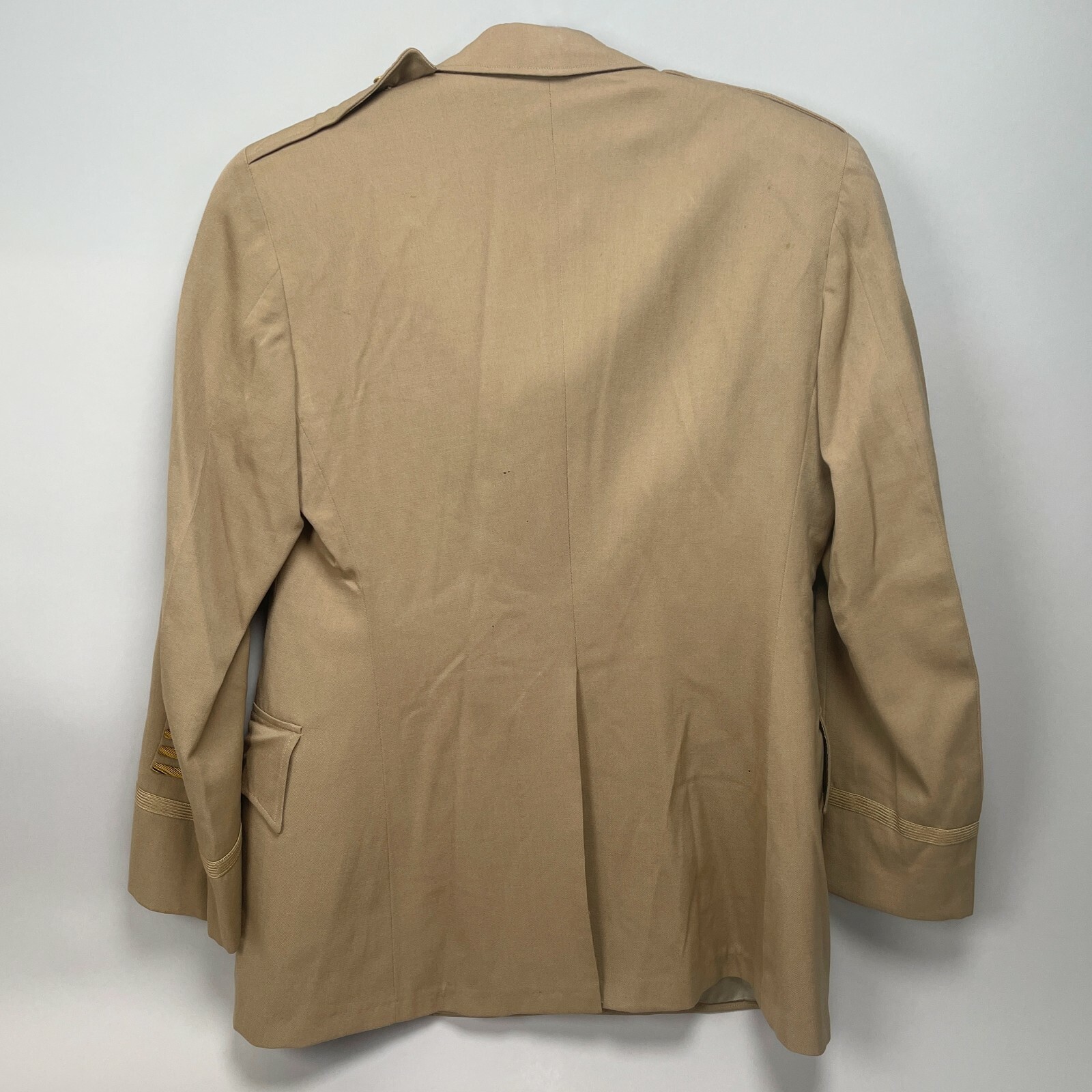 Vintage WWII 1943 US Army Issued 575 Summer Uniform Tunic Pants 5 Bars Size 34S