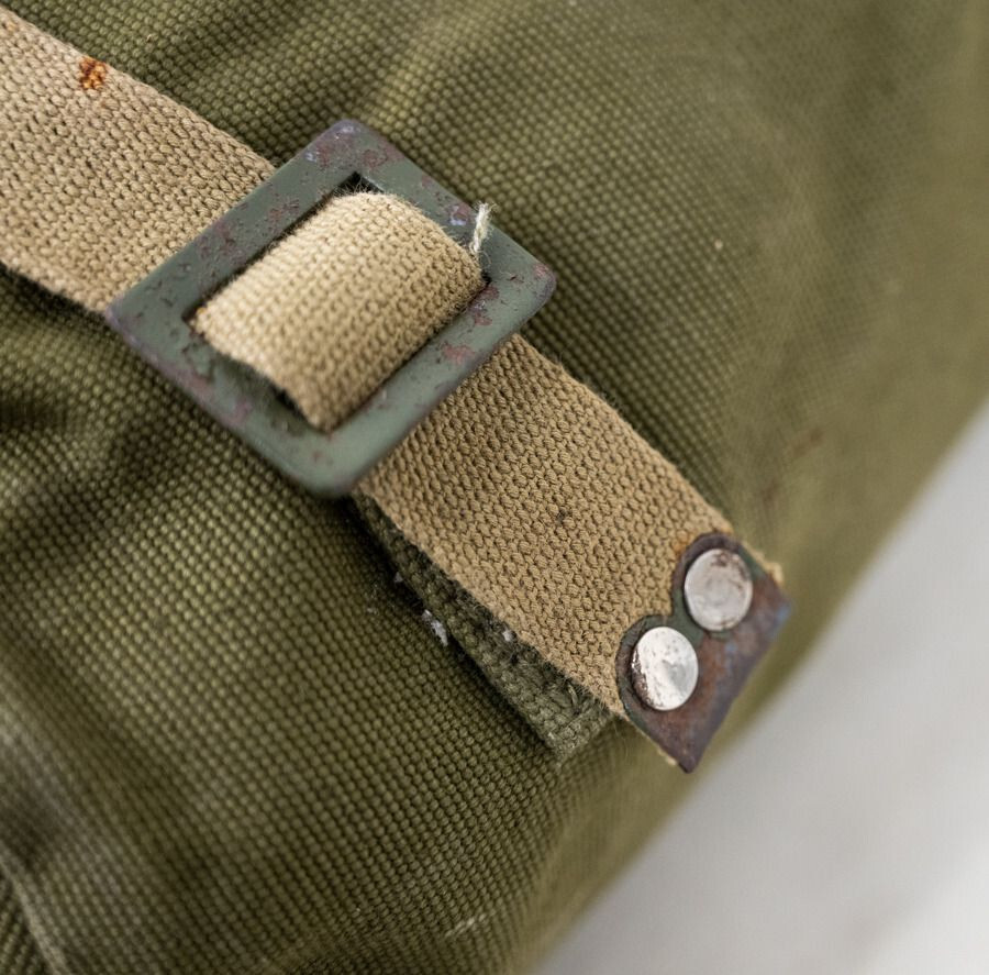 Romanian Military Vintage Canvas Shoulder Bag, Used.