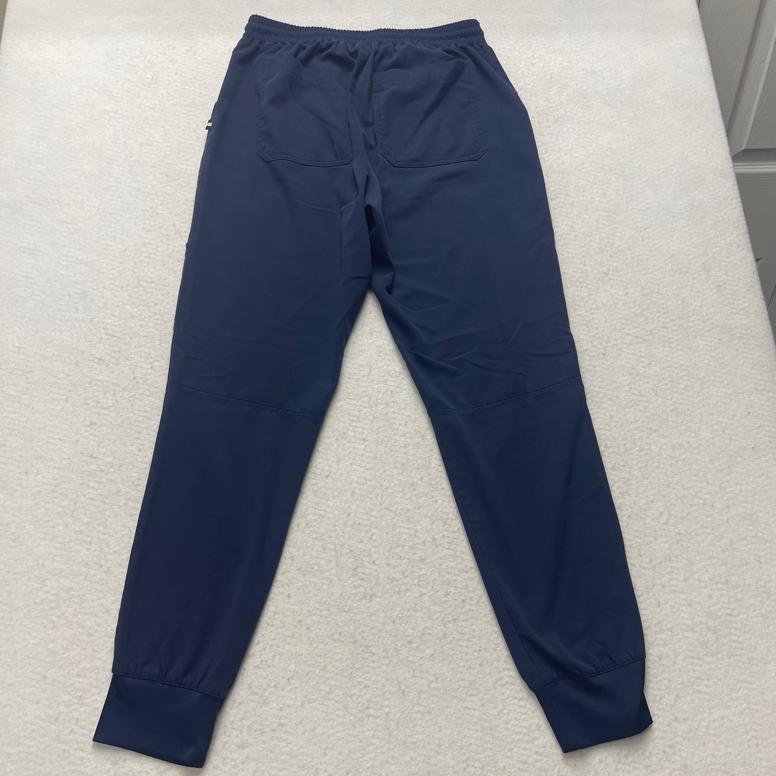 Beyond Scrubs Scrub Set Womens XS Navy Blue Jogger Pants V-Neck Top Uniform