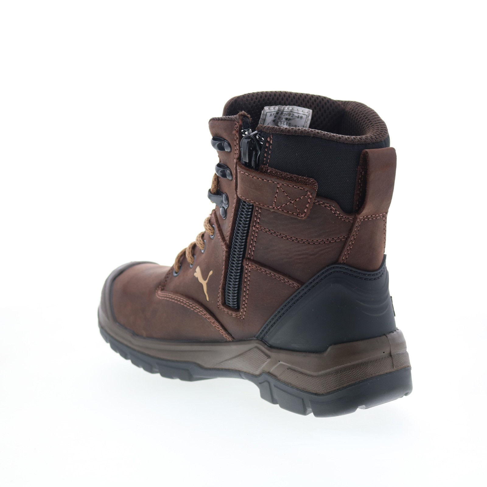 Puma Safety Conquest Soft Toe CTX High WP EH SR Mens Brown Work Boots