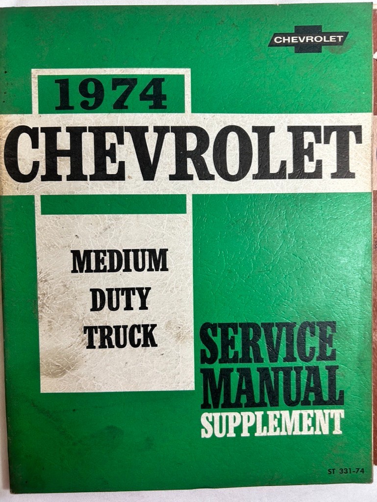 1974 Chevrolet Light Medium & Heavy Duty Trucks Wiring Diagrams & Service Manual
