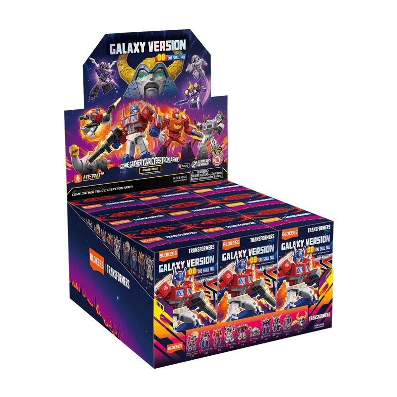 Transformers Blokees Galaxy Version 8 One Shall Fall - Metroplex - Model Kit