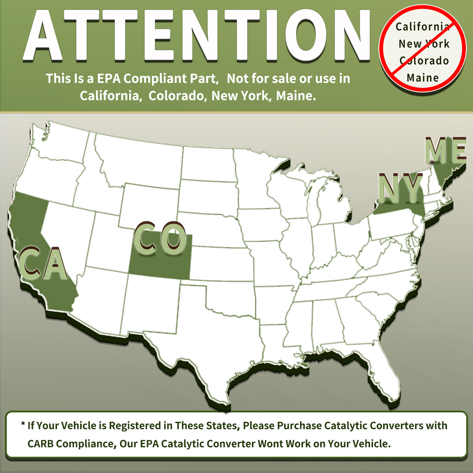 Set Catalytic Converter For Chevrolet Aveo /Chevy Aveo5 2009-2011 1.6L