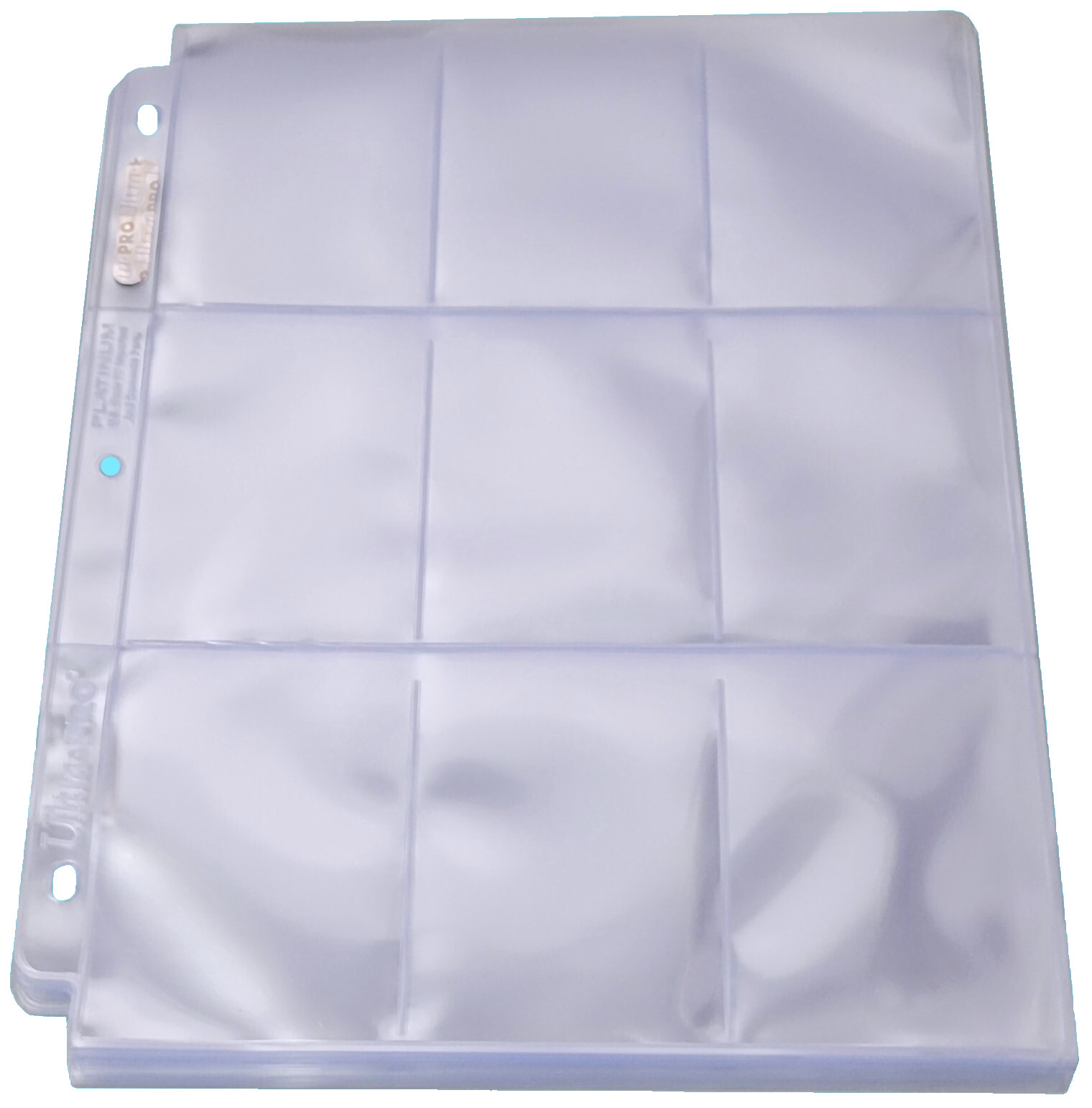 25 Ultra Pro Platinum 9-Pocket Card Pages Sheets Protectors Collectible Sports
