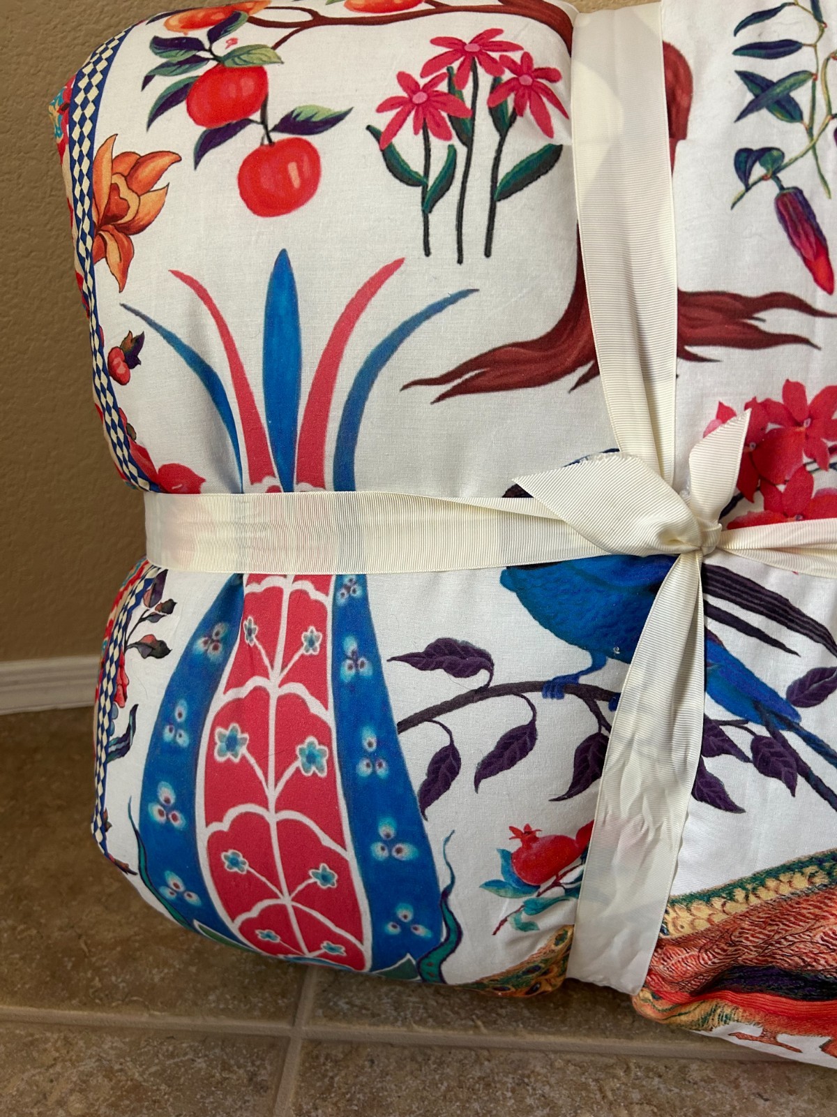 Studio D Kyrie Peacock Floral Comforter Mini Set wShams Full/Queen $209 NWT