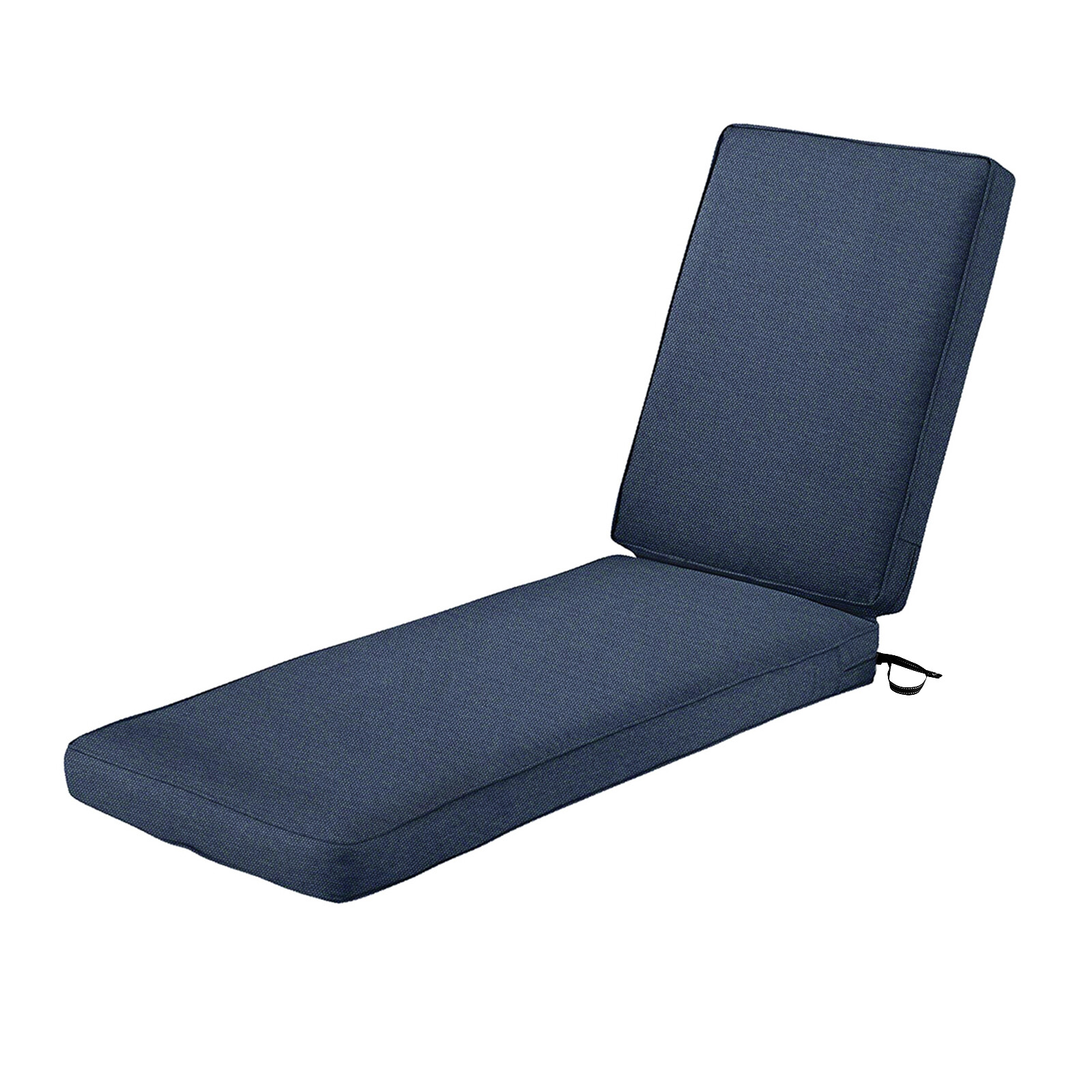 72"/80" Soft Sponge Chaise Lounge Chair Cushion w/Waterproof and Washable Cover