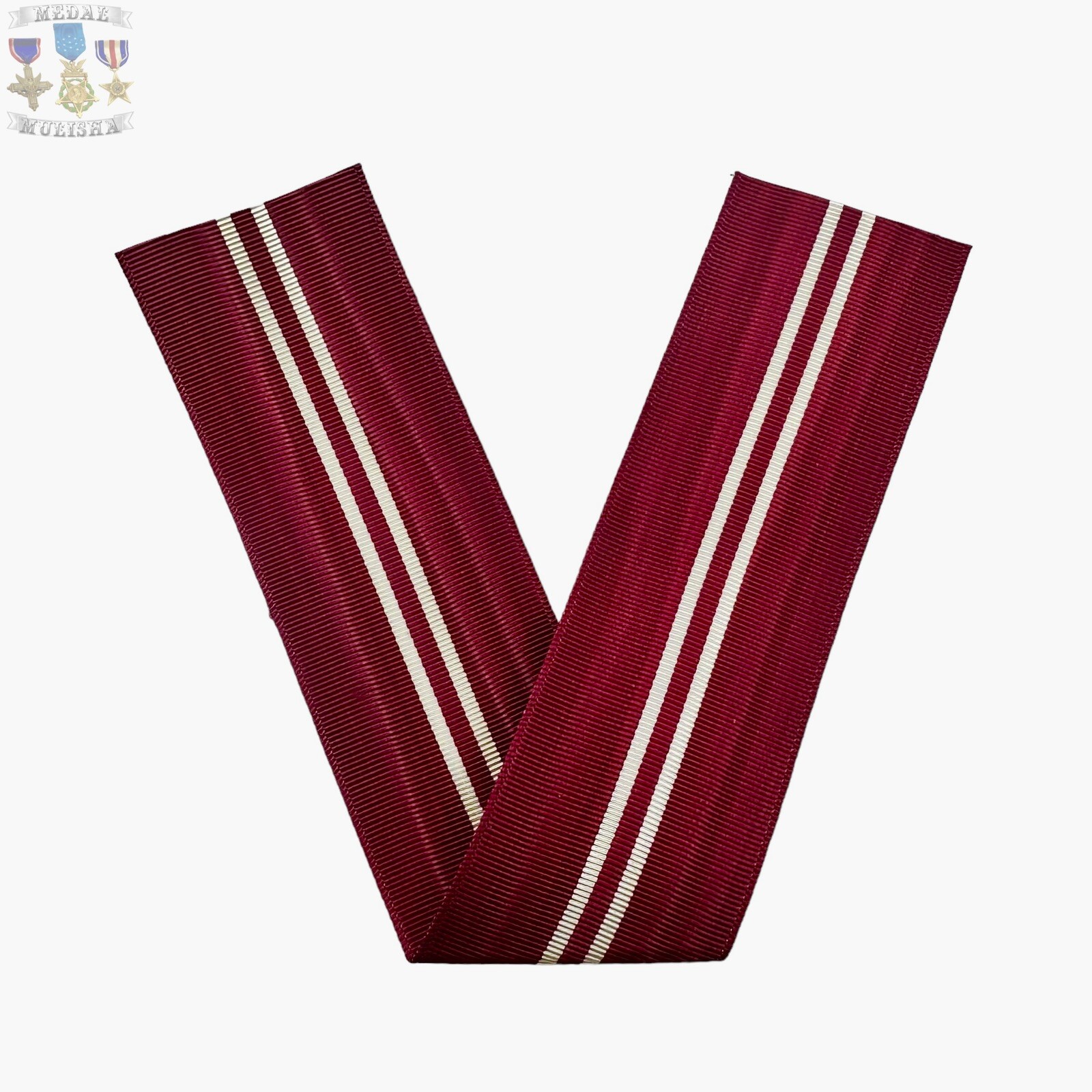 WWII U.S. PRESIDENTIAL MEDAL FOR MERIT RIBBON DRAPE 6 INCH PIECE U.V. NEGATIVE