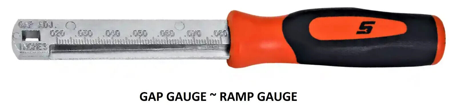 SNAP ON TOOLS USA Pocket SPARK PLUG GAP GAUGE RAMP GAUGE ORANGE HANDLE FBP2 ORG