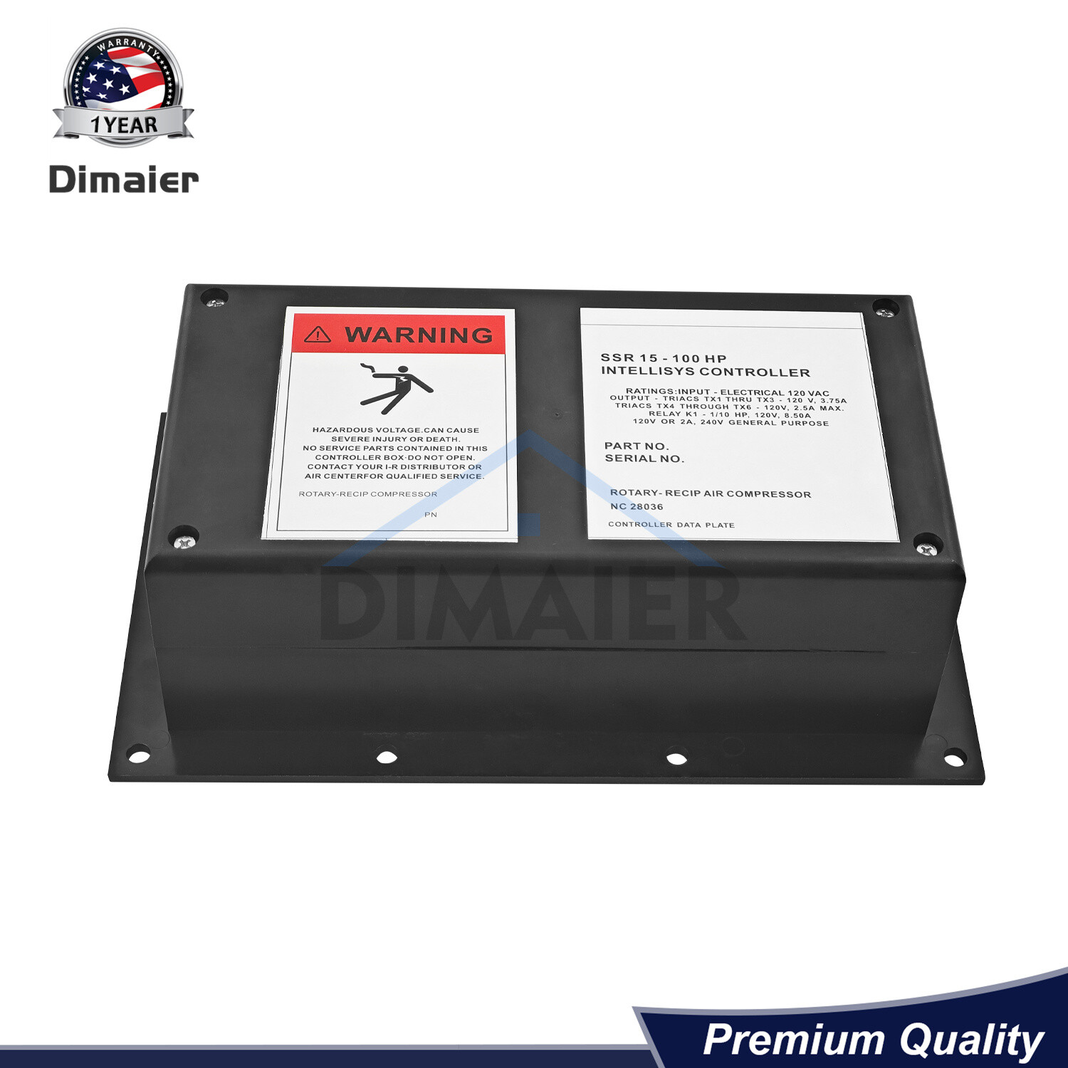 New Controller 39817655 for Ingersoll Rand Intellisys Compressor SSR 15-100 HP
