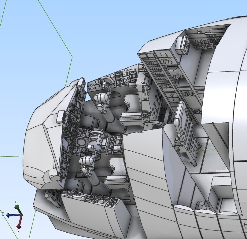 1/72 JASDF Kawasaki C-1 (3D fabricated kit)