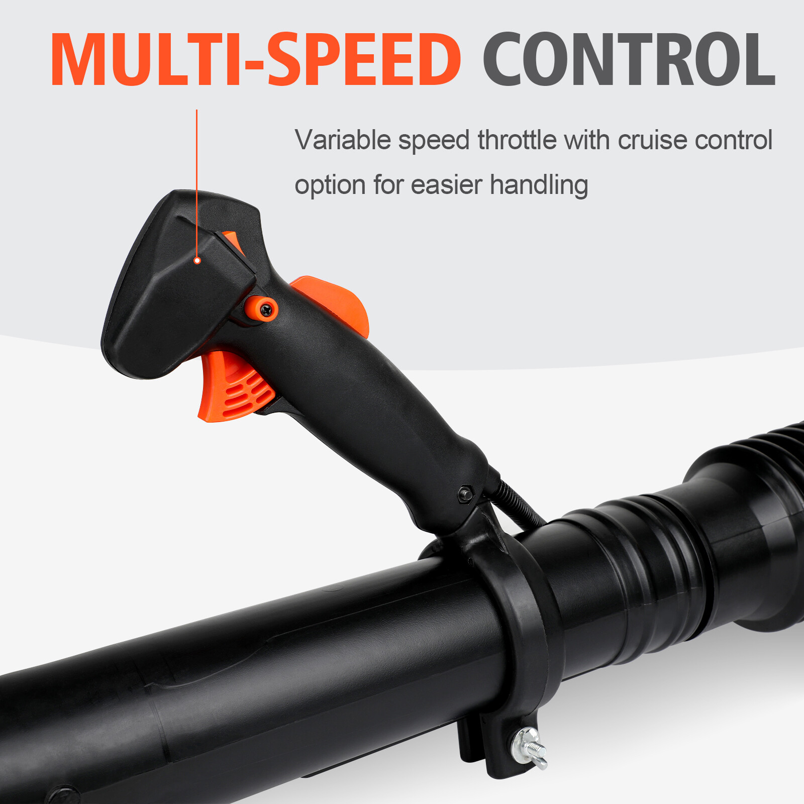 2024 New Upgraded 63CC 2-Stroke 665CFM 3HP Commercial Backpack Gas Leaf Blower