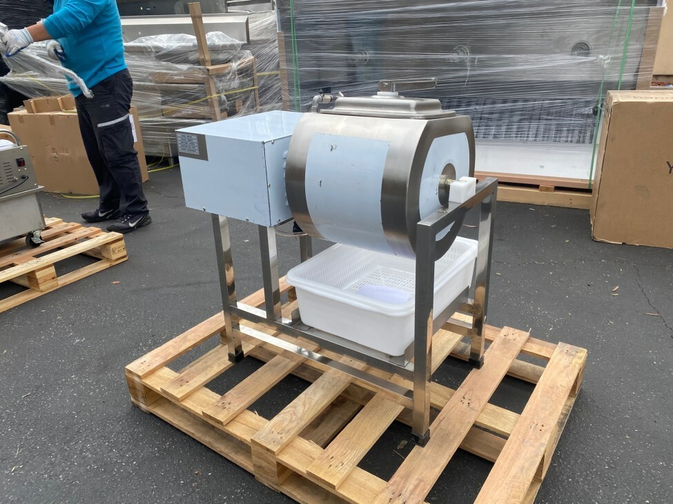 Meat Poultry Tumbler Marinator Mixer Machine S/S with Bloating 110V 60HZ