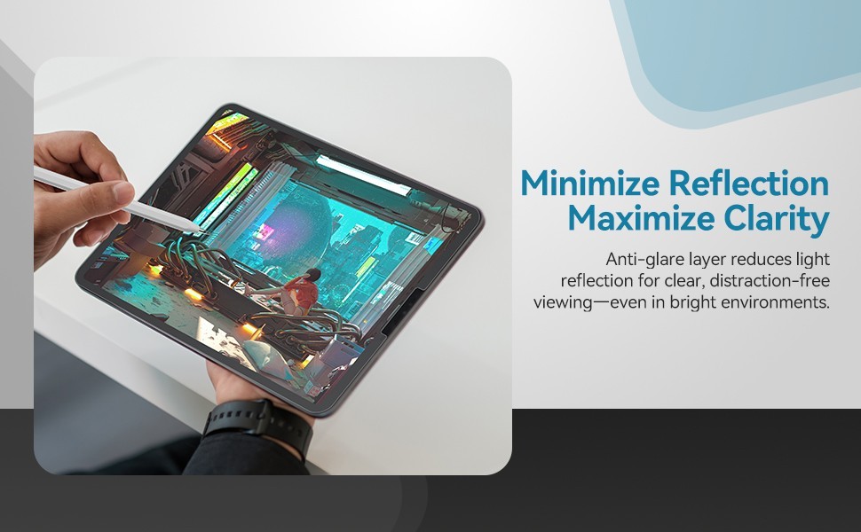 Penstudio Paper-Feel Screen Protector for iPad 10 | Anti-Glare