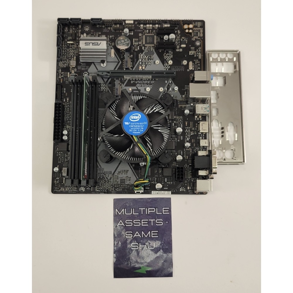 ASUS Prime B360M-A, i5-8400, 8GB DDR4, I/O Shield - Tested